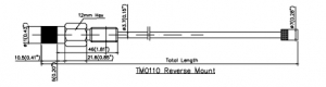 Standard 11mm TM0180 Reverse Mount (M10x1)